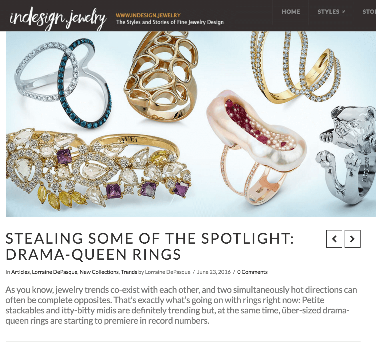 fine jewelry trends 2016